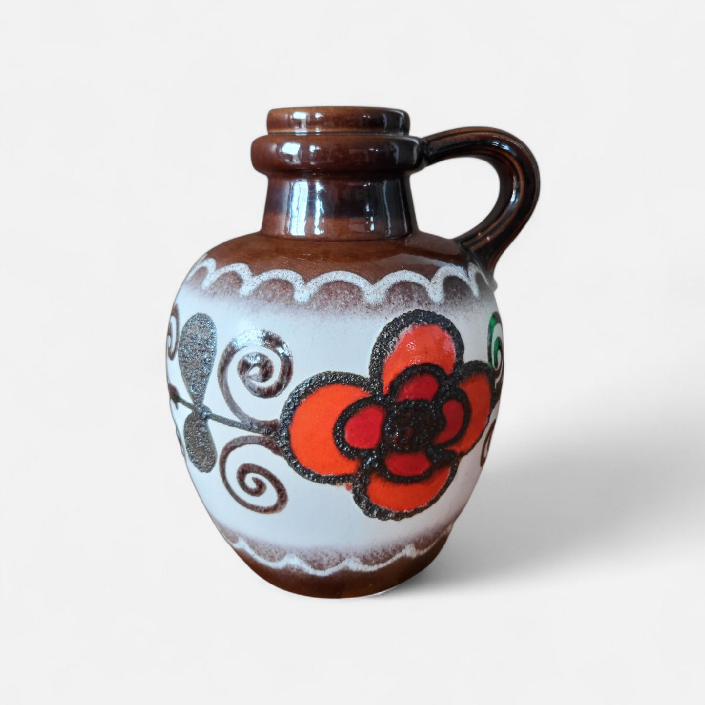 Mid-Century West German Ceramic Floor Vase (Model 486-38)