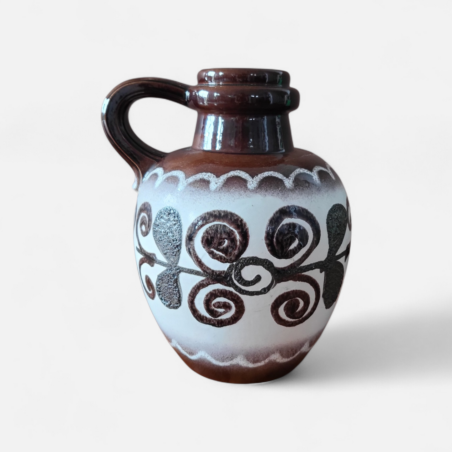 Mid-Century West German Ceramic Floor Vase (Model 486-38)