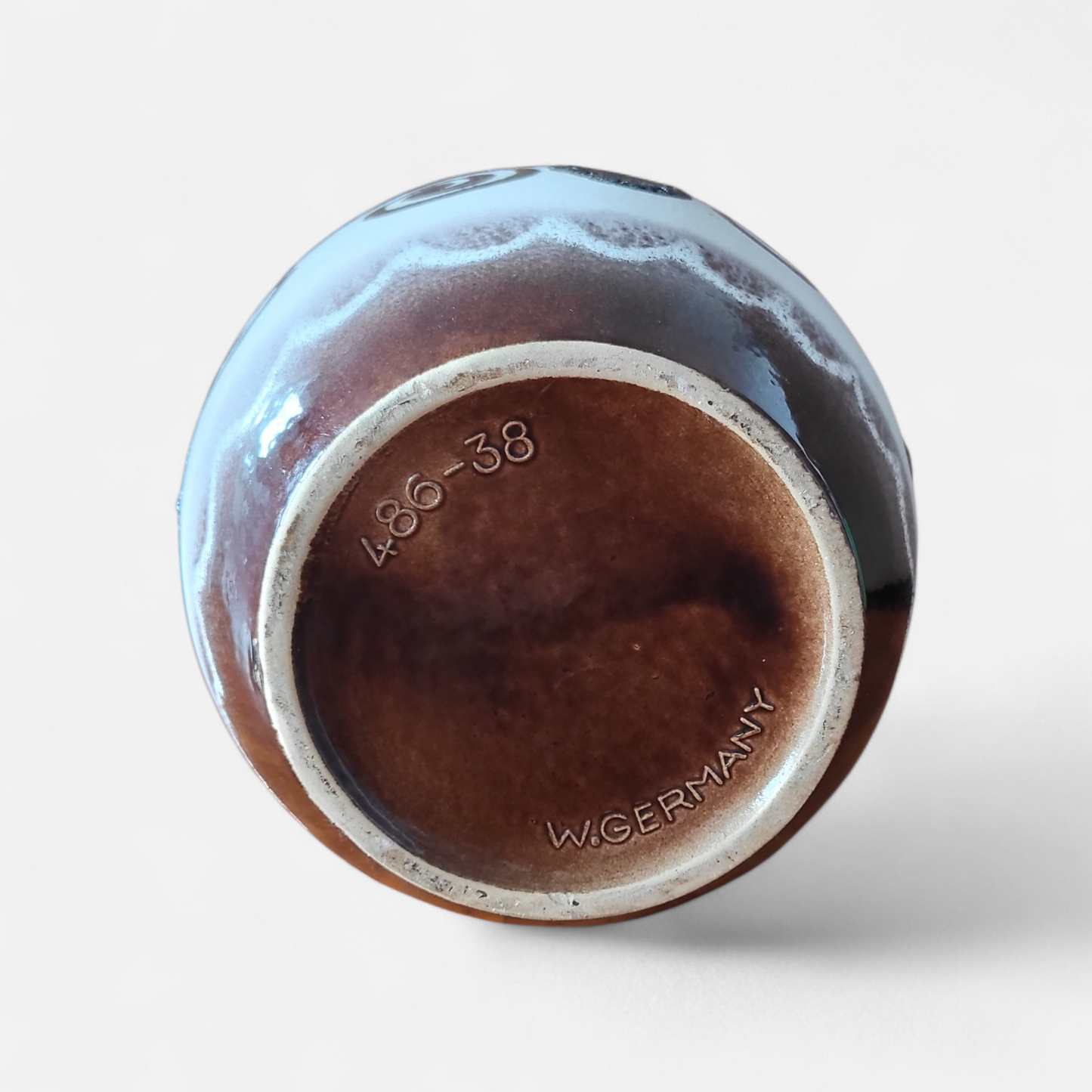 Mid-Century West German Ceramic Floor Vase (Model 486-38)