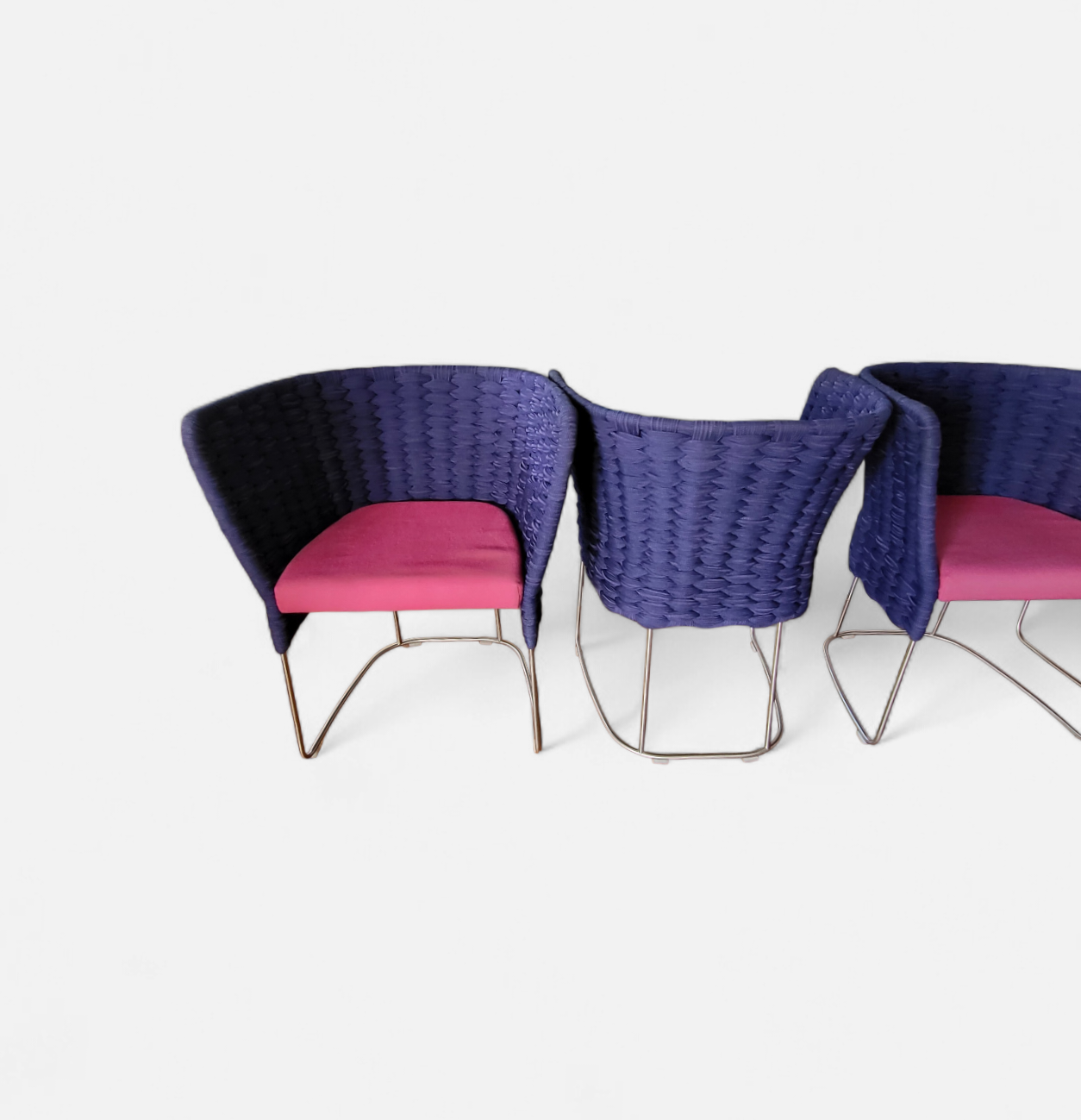 Francesco Rota ‘Ami’ Outdoor Chairs for Paola Lenti (Set of 4)