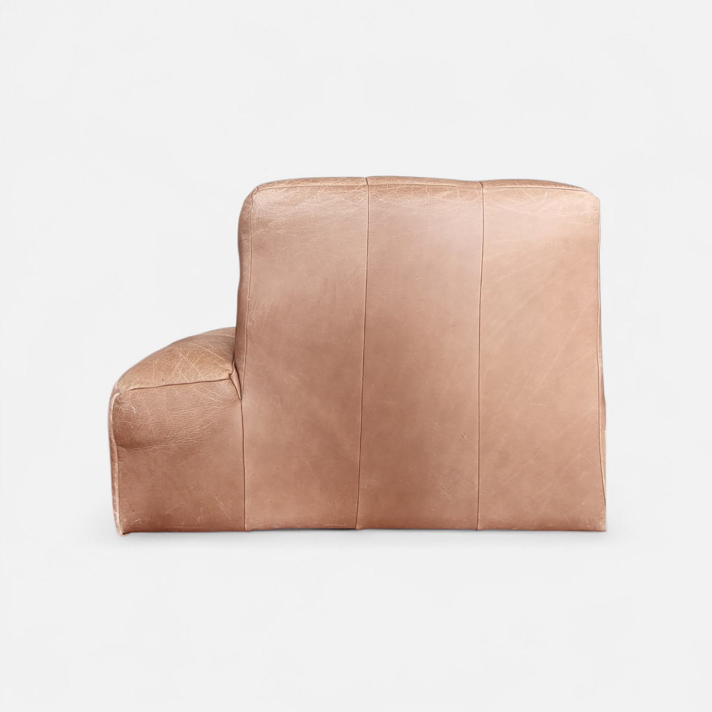 Full-Grain Leather Sofa | Contemporary | 222cm