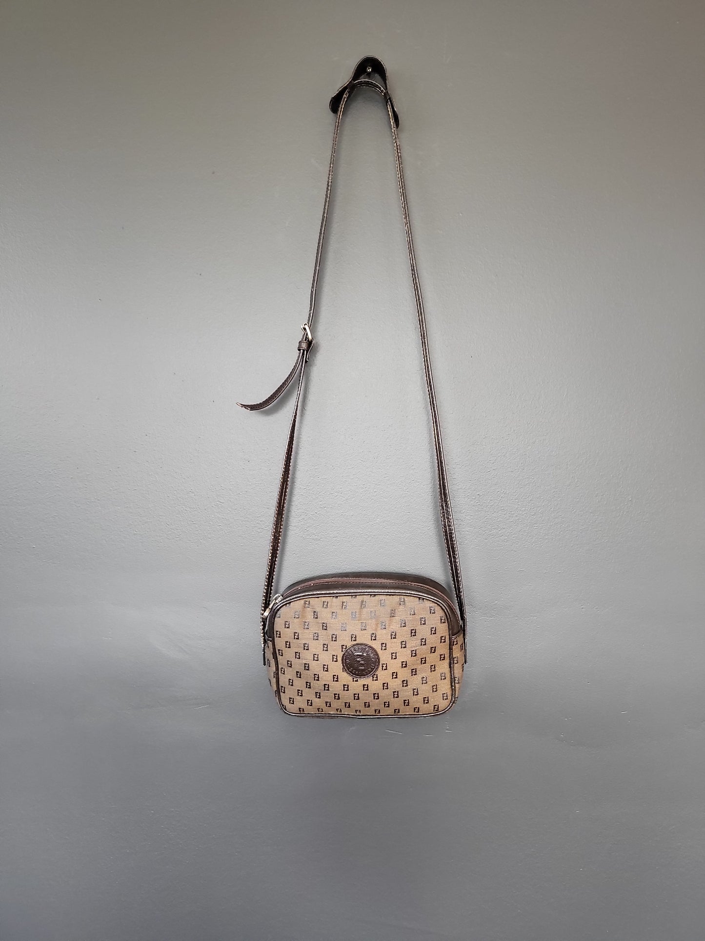Vintage Fendi Mini Crossbody Bag, circa late 1980s