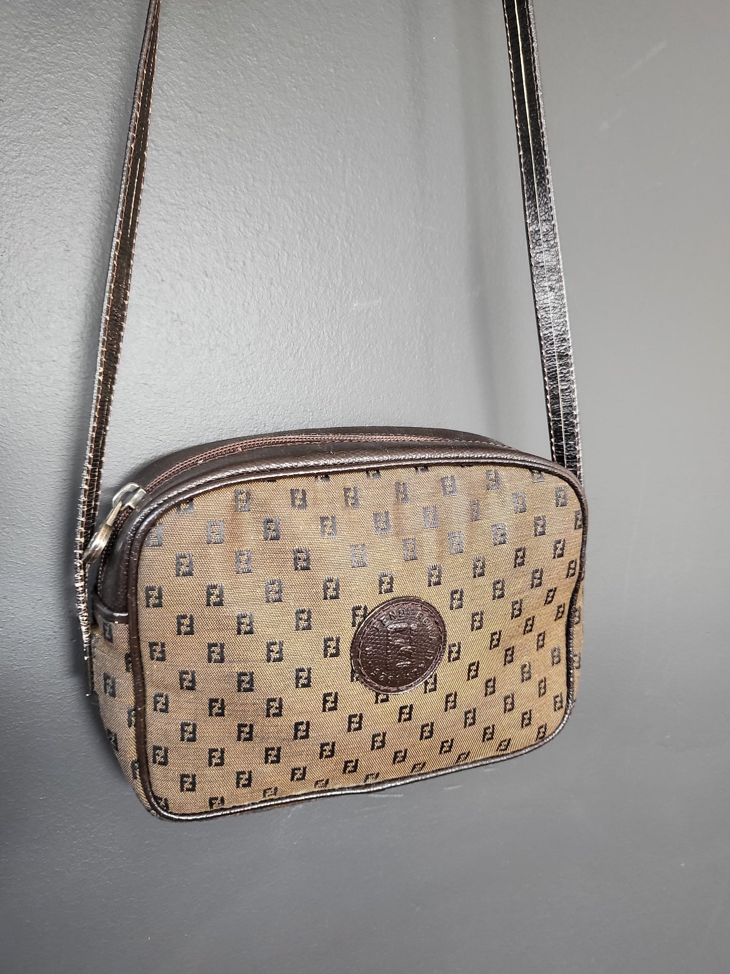 Vintage Fendi Mini Crossbody Bag, circa late 1980s