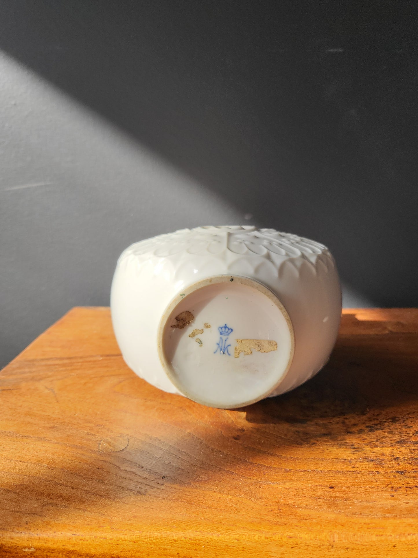 Vintage 1960s AK Kaiser Porcelain Disc (Moon) Vase | West Germany