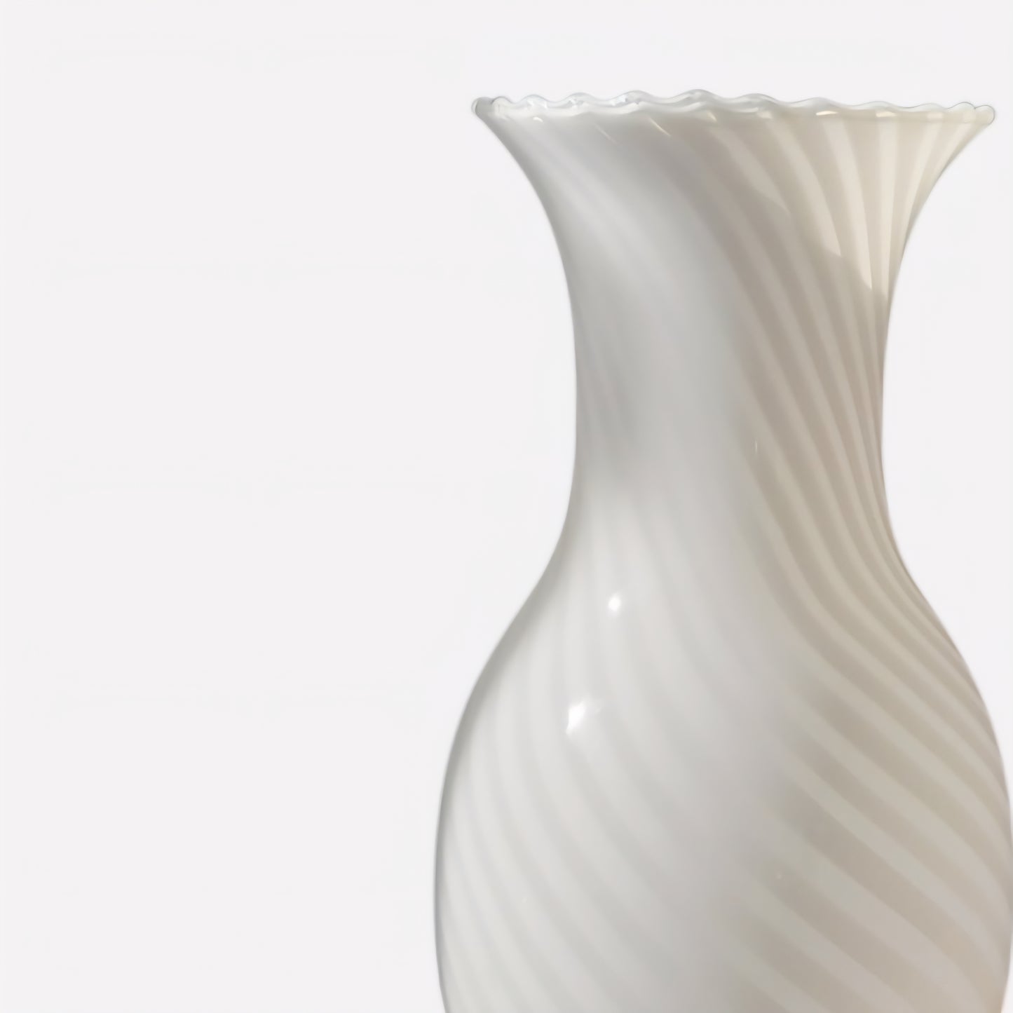 Large Murano Swirl Vase, c.1960