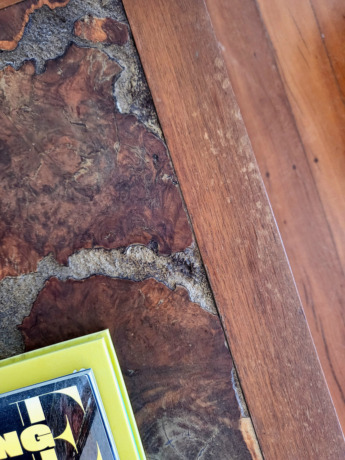 Vintage Stone Mosaic Coffee Table, Circa 1960s–70s