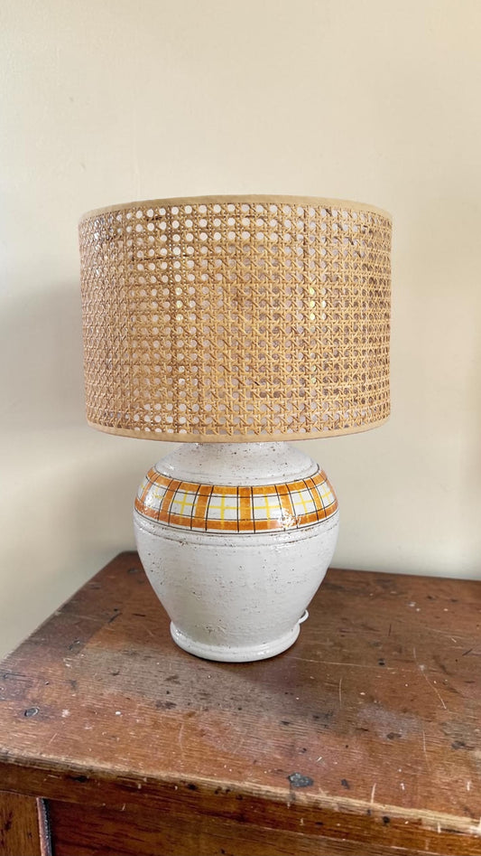 Vintage Bitossi-Style Ceramic Table Lamp Base