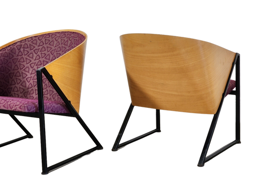 Vintage 1980's Mondi Soft Chairs by Jouko Jarvisalo