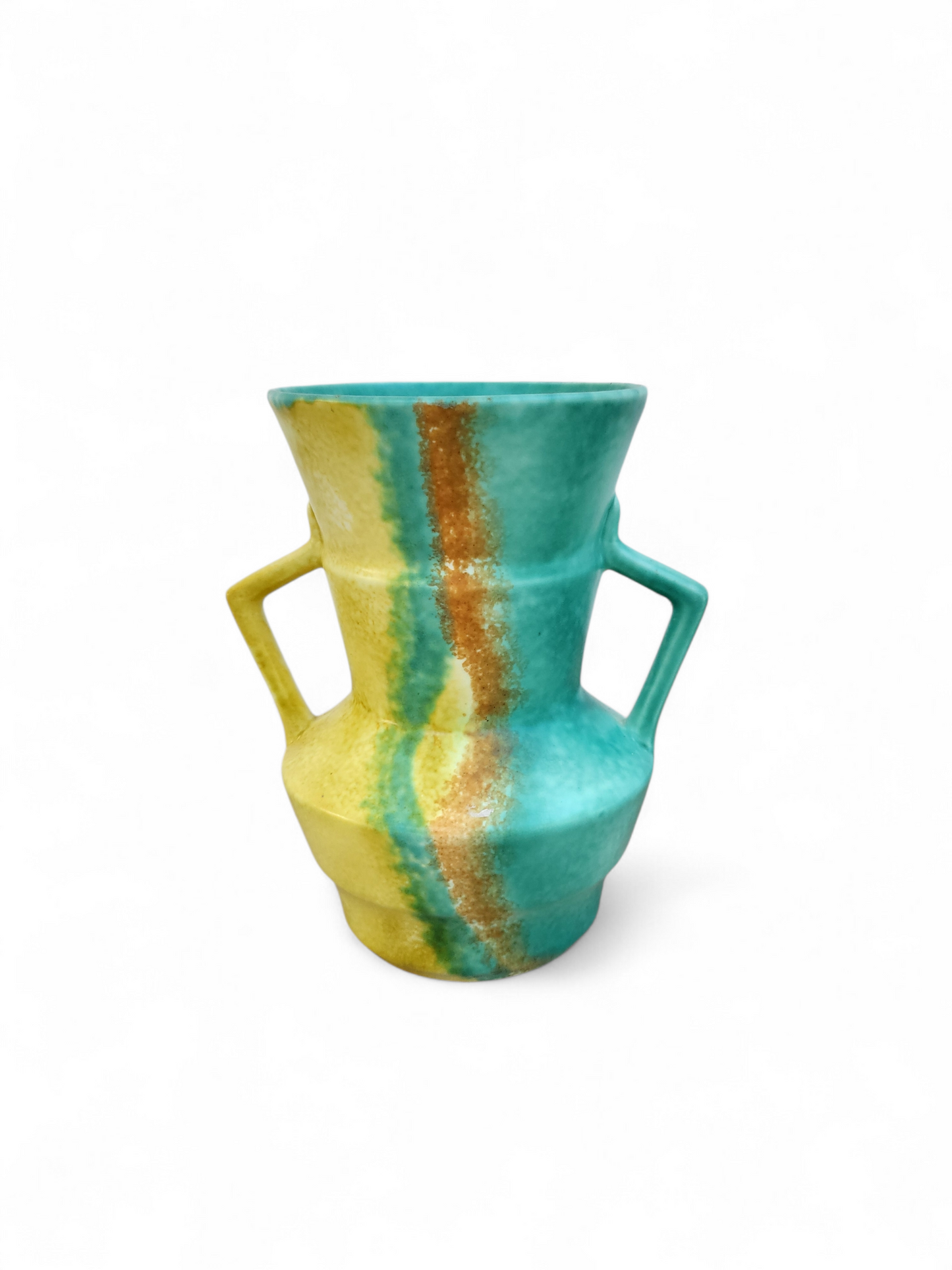 Beswick Art Pottery Vase with Handles – Post-War, England | 23cm