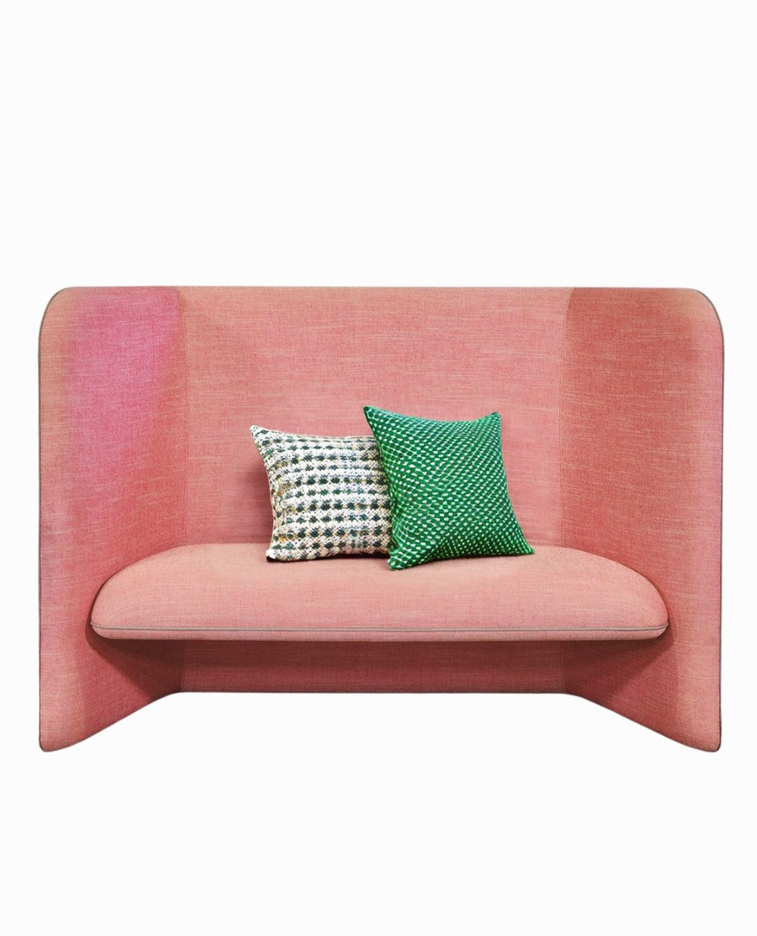 Contemporary Pink Tom Fereday Love Seat Sofa Booth