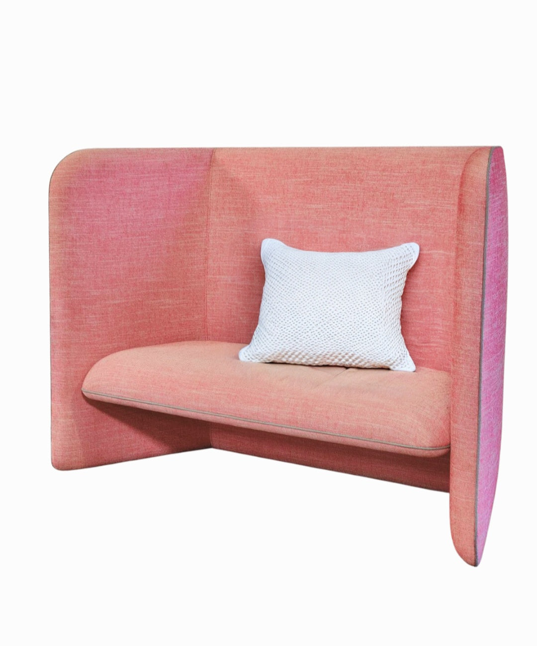 Contemporary Pink Tom Fereday Love Seat Sofa Booth