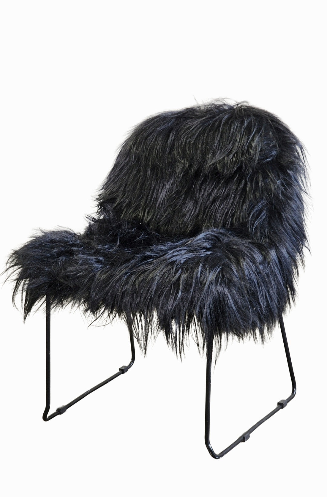 Bespoke Black Yak Hair Chair