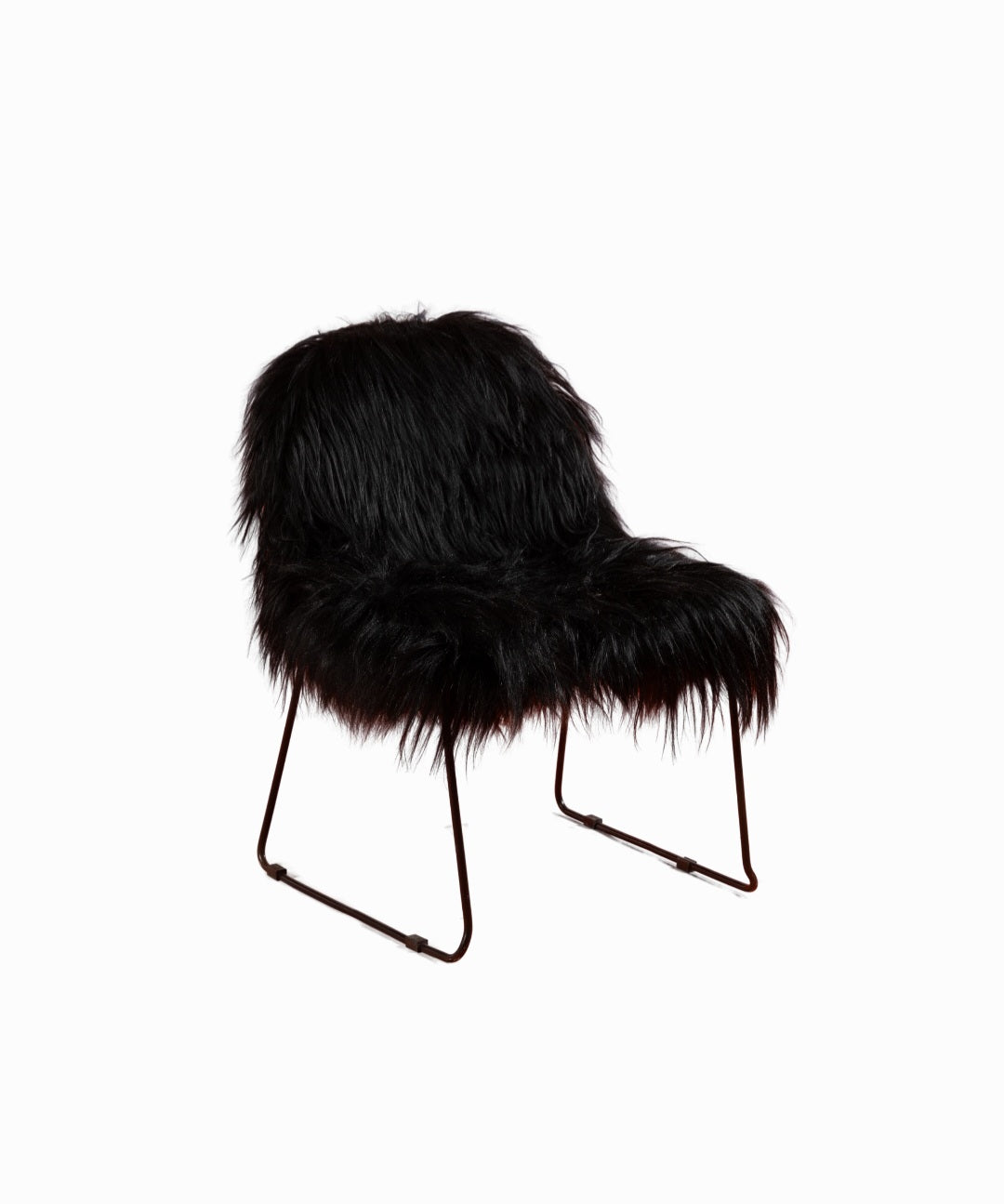 Bespoke Black Yak Hair Chair