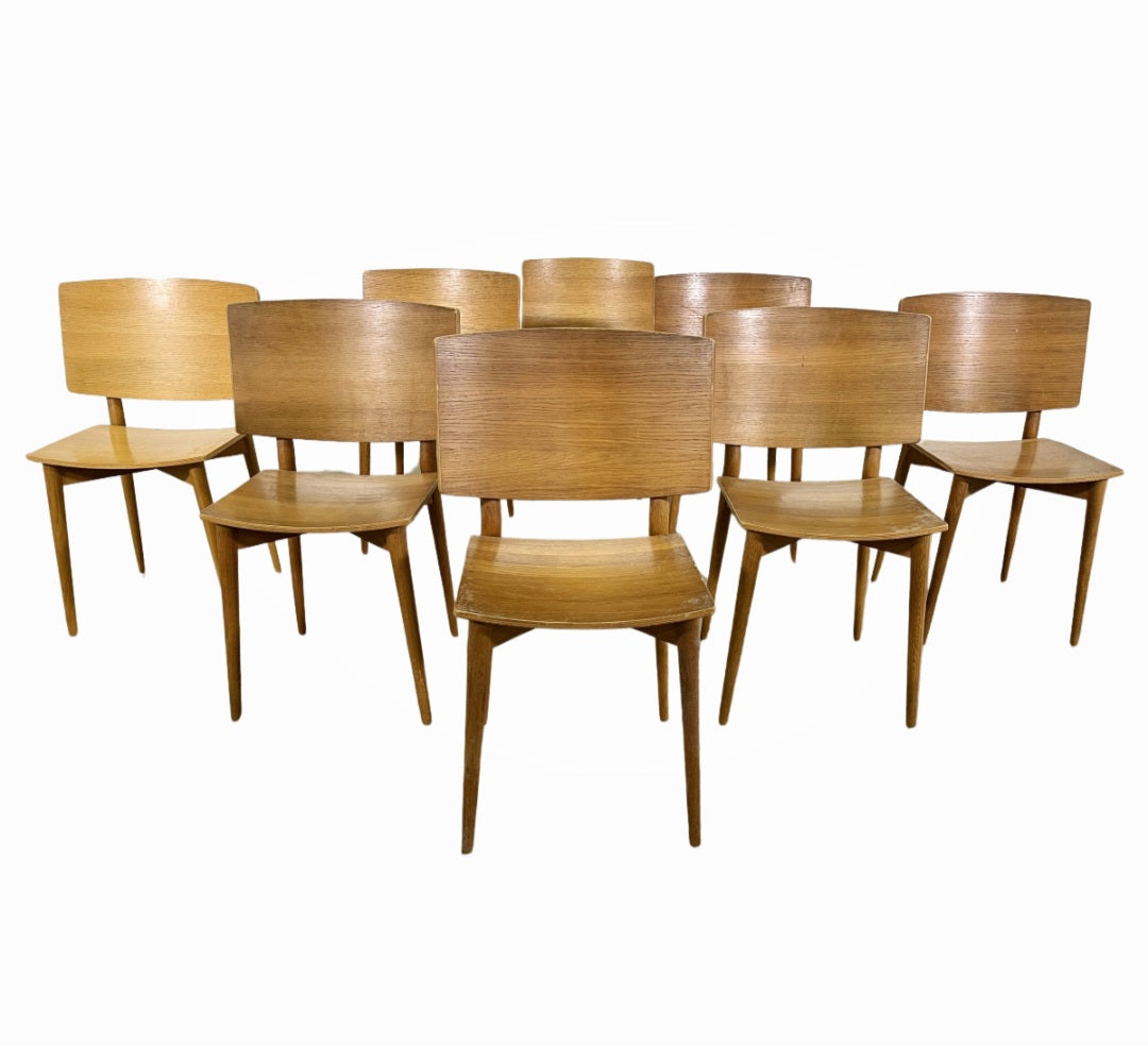 Set of 8 Jonas Lindvall Dining Chairs