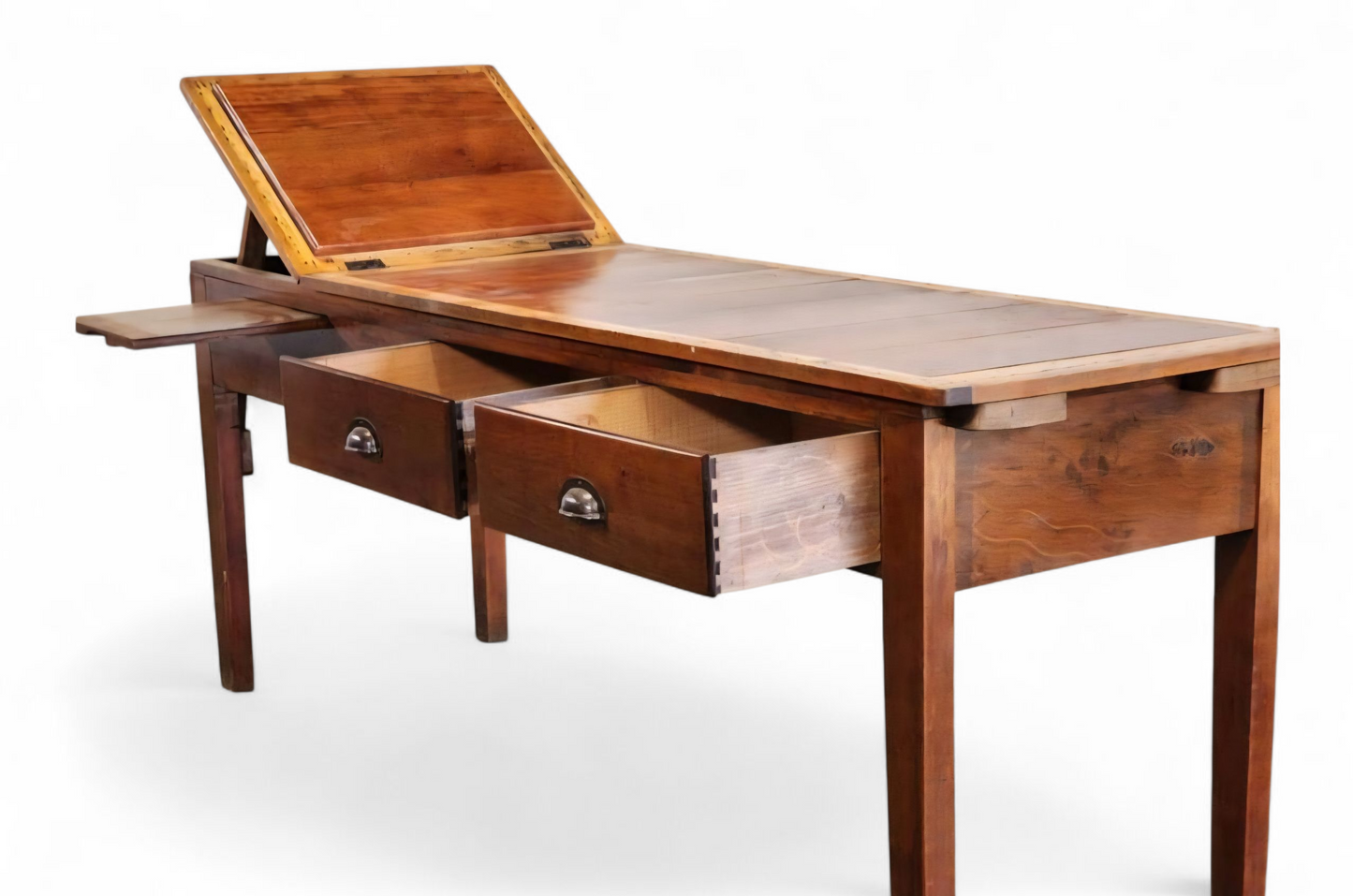 1920s Australian Hardwood Doctor's Table - Two Drawers