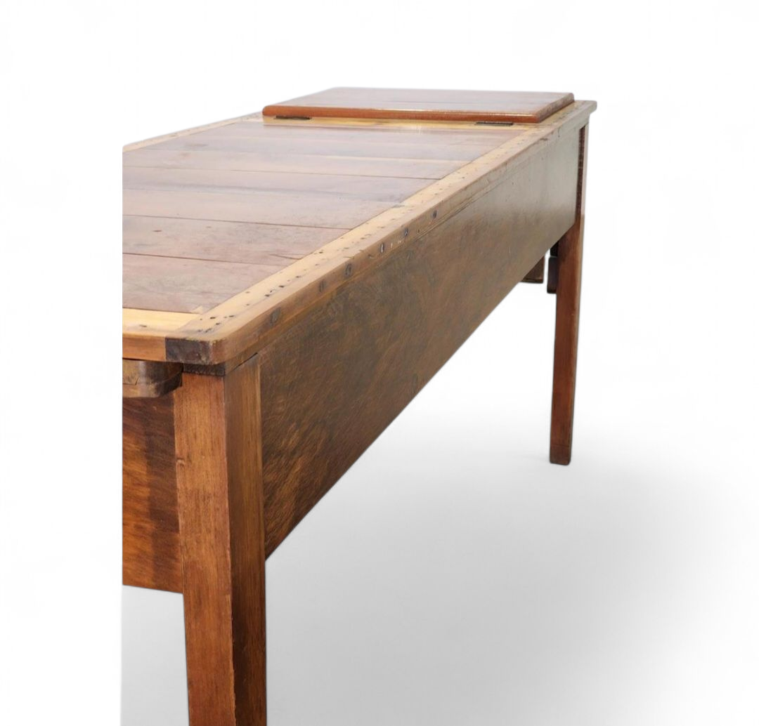 1920s Australian Hardwood Doctor's Table - Two Drawers