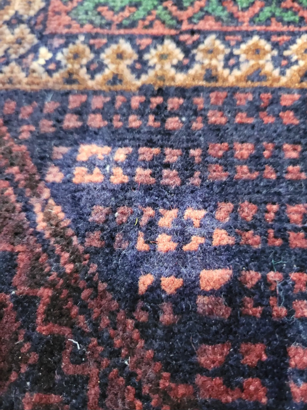 Vintage Persian Baluchi Rug - Purple & Red Tones (160cm x 92cm)