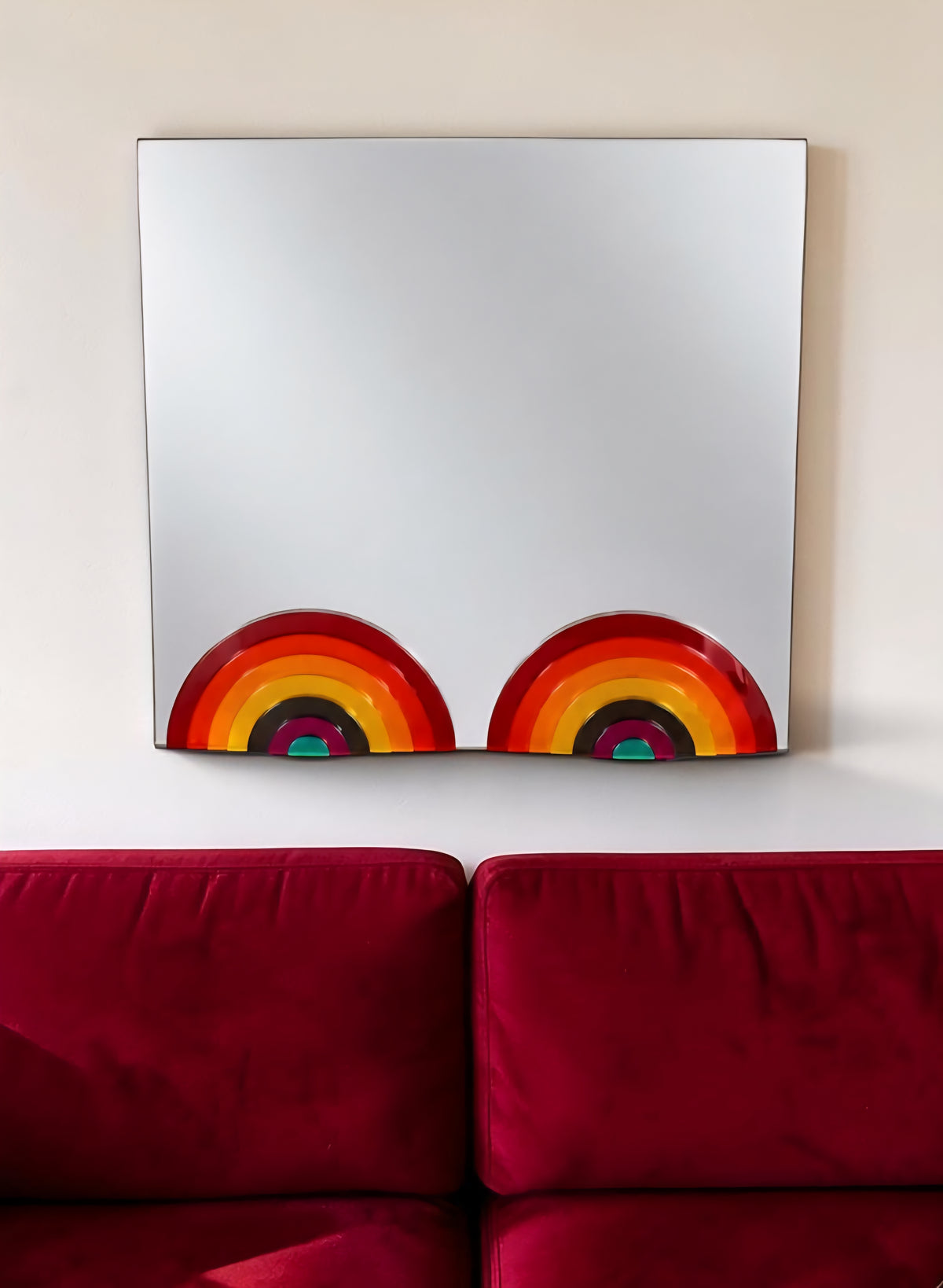 Rainbow Motif MIrror - London