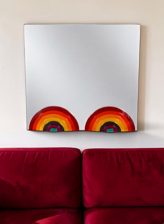 Rainbow Motif MIrror - London