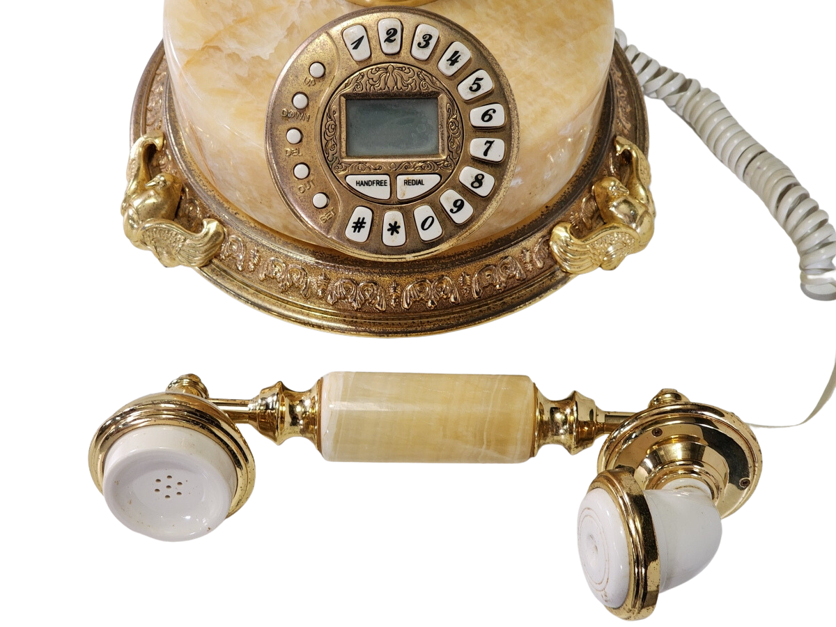 Vintage Onyx Telephone