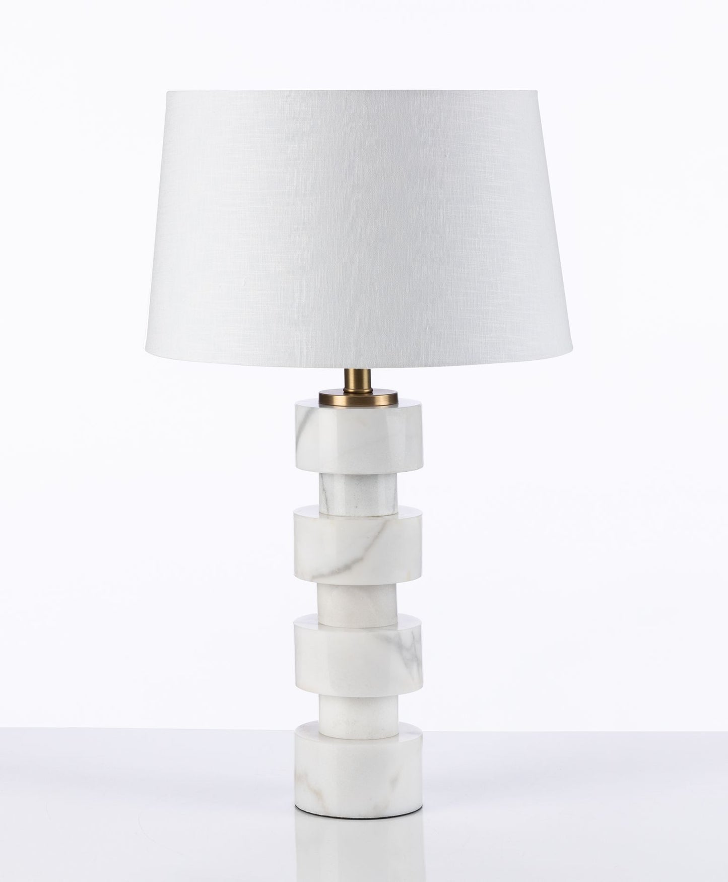 Polished Marble Table Lamp