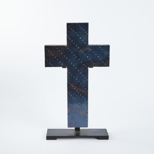 Large Metal Cross Decor