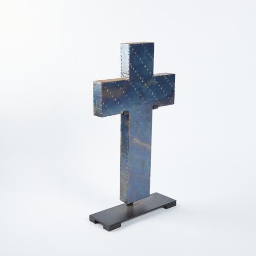 Large Metal Cross Decor