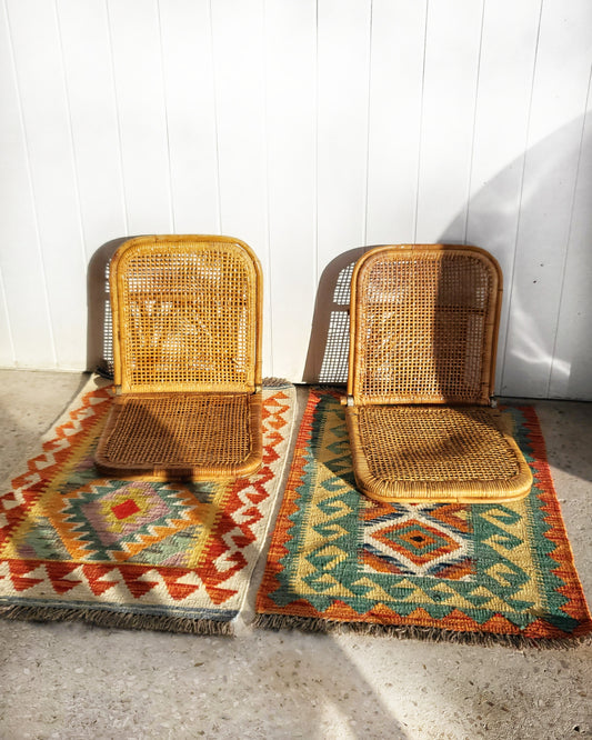 Pair of Mid Century Folding Beach Chairs